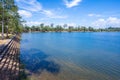 Ã¢â¬ÅSrah SrangÃ¢â¬Â reservoir for king in past at Angkor Royalty Free Stock Photo